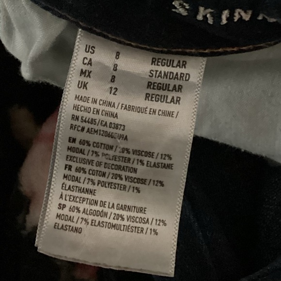 American eagle superstretch skinny jeans - Picture 2 of 3